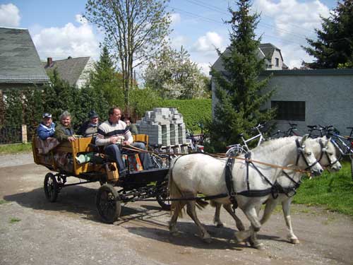 Himmelfahrt 2008 auf der Straußenfarm Uwe Joite in Sachsen