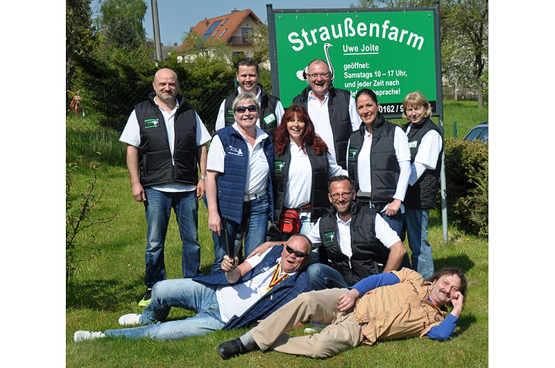 Himmelfahrt 2016 auf der Straußenfarm Uwe Joite in Sachsen